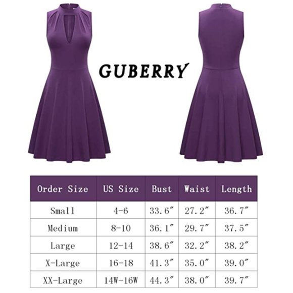 Guberry Mock Neck Keyhole Sleeveless Midi Dress - Picture 7 of 7